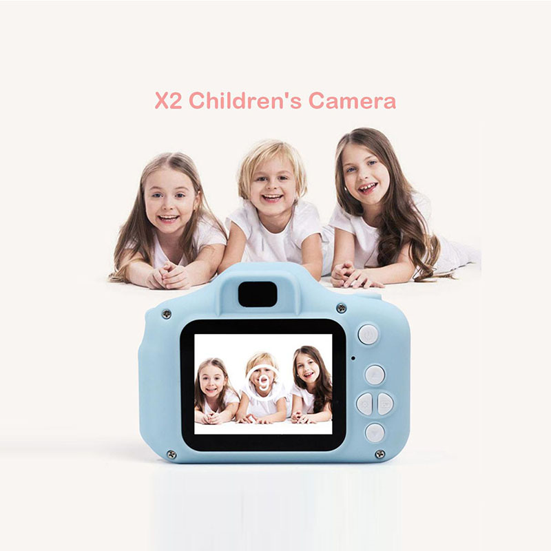 OIMG-카와이 키즈 카메라 미니 교육 완구, 아기 생일 선물, 1080P 디지털 프로젝션 비디오 카메라, 무료 배송